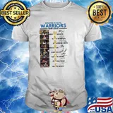 2022 NBA Finals Champions Golden State Warriors Team Signature Shirt