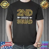 2nd Grade Squad Leopard T-Shirt