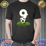 9th Birthday Years Soccer Football Player T-Shirt