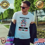 American raised with trinidadian roots Trinidian Trinidad messy bun T-Shirt