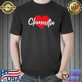 Amo a Clementia Primer Nombre Yo Corazón T-Shirt