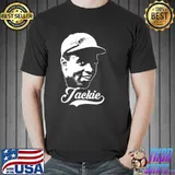 Baseball jackie the white stencil shirt