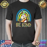 Be Kind Autism Awareness Gnome Rainbow T-Shirt