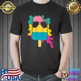 Beach 2022 Tropical Ice Pop Cream Beach Summer T-Shirt