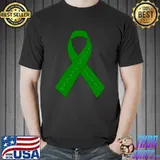 Bipolar Disorder Awareness Ribbon Green T-Shirt