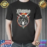 Bloodstock tour 2022 band graphic Exodus rock band shirt