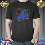 Bridge design drawing san francisco golden gate shirt