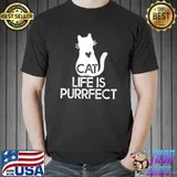Cat Life Is PuRRfect T-Shirt