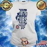 Chicago Cubs Baseball Vamos Cubs Est 1876 Map Shirt Ladies tee
