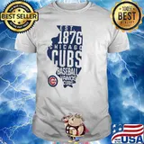 Chicago Cubs Baseball Vamos Cubs Est 1876 Map Shirt
