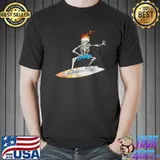 Dabbing Skeleton Skateboard Skate T-Shirt