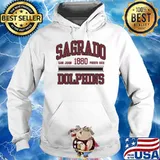 Del Sagrado Corazon Dolphins 1880 Shirt Hoodie