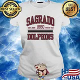 Del Sagrado Corazon Dolphins 1880 Shirt Ladies tee