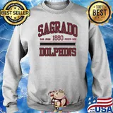 Del Sagrado Corazon Dolphins 1880 Shirt Sweater