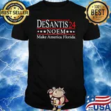 Desantis'24 noem make america florida shirt