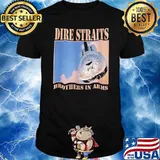 Dire straits inspired 90s bootleg rap old school shirt