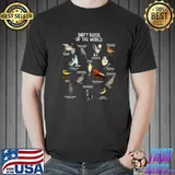 Dirty Birds Of The World Birdwatching Bird Lover T-Shirt