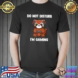 Do Not Disturb I'm Gaming Video Panda T-Shirt
