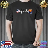 Dominican Arizona Heartbeat Dominican Republic Flag Heritage T-Shirt