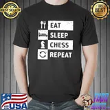 Eat Sleep Chess Repeat T-Shirt