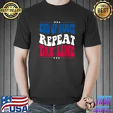 End Of Quote Repeat The Line Stars T-Shirt