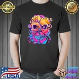 Geometric cyborg skull T-Shirt