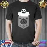 Ghost In A Pocket Pumpkin T-Shirt