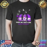 Gnomes One Fights Alone Lupus Awareness Dove T-Shirt