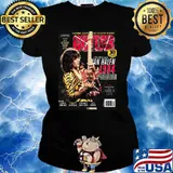 Guitar Van World Eddie Van Halen Magazine Shirt Ladies tee