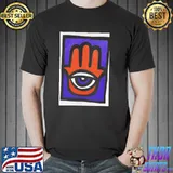 Hand shine eye colored design hamsa unsex shirt