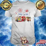Happy 4th Of July Snoopy and Charlie's Friend shirt
