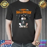 Happy Halloween Siberian Husky Dog T-Shirt