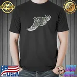 Hawk Motif Bird of Prey Falcon T-Shirt