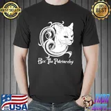Hex The Patriarchy Witch Feminism Hex The Patriarchy Cat T-Shirt