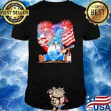 Hippie Happy Independence Day Gnome Shirt