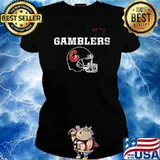 Houston Gamblers Vintage Helmet Shirt Ladies tee