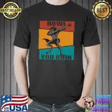 Howl You Doin Halloween Dabbing Werewolf T-Shirt