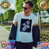 I love irises with sparkling background T-Shirt