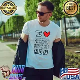 I Love Men Check All That Apply T-Shirt