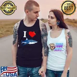 I Love Shark T-Shirt Tank Top