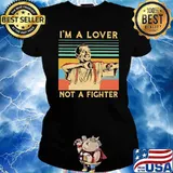 I'm a Lover Not A Fighter Shirt Ladies tee