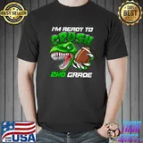 I'm ready to crush 2nd grade football T Rex T-Shirt