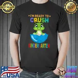 I'm Ready To Crush Kindergarten Dinosaur Back To School 2022 T-Shirt