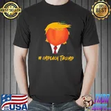 Impeach Trump peach shirt