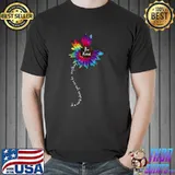 In a world where you can be anything be kind sunflower hippie T-Shirt