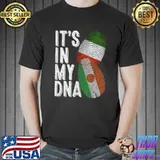 Italy And Niger It's In My DNA Italian Nigerien Flag Finger T-Shirt
