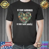 Je suis jardinier je suis taupe modele heart gardener T-Shirt