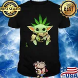 Just Hit It Weed Baby Yoda Shirt