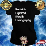 Kodak Fujifilm Illford Lomography Shirt Ladies tee