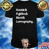 Kodak Fujifilm Illford Lomography Shirt
